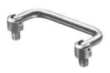 KEYSTONE ACCENTS 3-3/4" Centers Curved Handle Cabinet Pull - Black H349